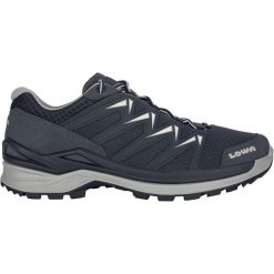 Buty trekkingowe męskie Lowa Innox Pro Low Gtx. Niebieskie trekkingi męskie Lowa, z materiału, bez zapięcia. Za 785.65 zł.