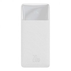Powerbank Baseus Bipow 10000mAh, 2xUSB, USB-C, 20W (biały). Białe powerbanki Baseus. Za 89.00 zł.