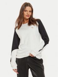 Liu Jo Sport Bluza TF4149 F0778 Biały Regular Fit. Białe bluzy damskie Liu Jo Sport, m, bez wzorów, z bawełny, sportowe, bez ramiączek, bez kaptura. Za 479.99 zł.