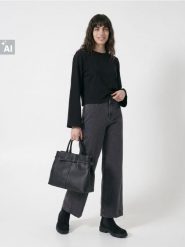 Bawełniane jeansy wide leg - szary. Szare jeansy damskie Sinsay, bez wzorów, z bawełny. Za 59.99 zł.