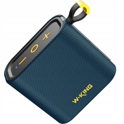 Głośnik bezprzewodowy Bluetooth W-KING D2 niebieski. Niebieskie głośniki przenośne W-KING. Za 133.99 zł.