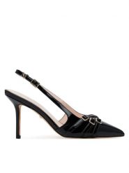 Marciano Guess Szpilki 5GGZ31 7231A Czarny. Czarne szpilki damskie Marciano Guess, z aplikacjami, ze skóry, bez obcasa, na szpilce, bez zapięcia. Za 869.99 zł.