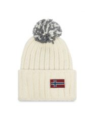 Napapijri Czapka Semiury NP0A4GKC Beżowy. Brązowe czapki damskie Napapijri, na zimę, bez wzorów. Za 219.99 zł.
