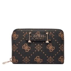 Portfel Guess. Brązowe portfele damskie Guess. Za 219.99 zł.