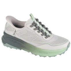 Buty sportowe Sneakersy damskie, Slip-Ins: Switch Back - Mist. Szare obuwie sportowe damskie Skechers, bez wzorów, z materiału, bez zapięcia, trekkingowe, Skechers Sport. Za 527.00 zł.