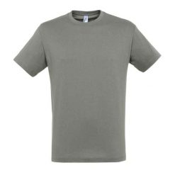 Koszulka Regent Dla Dorosłych Unisex. Szare bluzki damskie SOL'S, s, bez wzorów, sportowe, bez kołnierzyka, bez ramiączek. Za 33.99 zł.