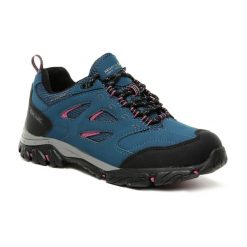 Buty trekkingowe damskie Holcombe IEP Low Regatta. Niebieskie obuwie trekkingowe damskie Regatta, bez zapięcia. W wyprzedaży za 249.99 zł.