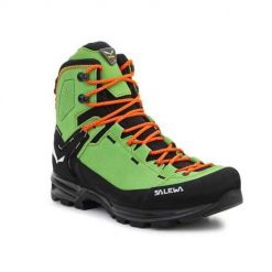 Buty trekkingowe męskie Salewa Mtn Trainer 2 Mid Gtx M. Zielone buty zimowe męskie Salewa, bez wzorów, z gumy, bez obcasa, bez zapięcia. Za 1,239.99 zł.