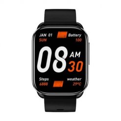 Smartwatch QCY WATCH GS (szary). Szare, cyfrowe smartbandy QCY, z aplikacjami. Za 84.00 zł.