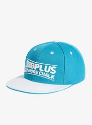 Czapka z daszkiem 8b+ Snapback Cap Eat More Chalk - blue/white. Niebieskie czapki damskie 8BPLUS, na lato, bez wzorów. Za 107.79 zł.