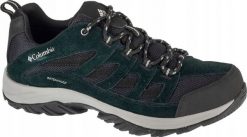 Buty trekkingowe męskie Columbia Crestwood Waterproof 2100651013 czarny 46. Czarne trekkingi męskie Columbia, bez zapięcia. Za 319.58 zł.