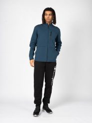 Champion Bluza "Full-zip" | 218750 | Mężczyzna | Niebieski. Niebieskie bluzy męskie Champion, m, bez wzorów, z bawełny, biznesowe, bez ramiączek, bez kaptura. W wyprzedaży za 199.00 zł.