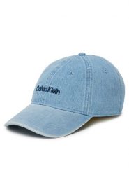 Calvin Klein Czapka z daszkiem Small Monogram LV04K5065G Niebieski. Niebieskie czapki damskie Calvin Klein, bez wzorów, z bawełny. Za 129.99 zł.