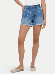 ONLY Szorty jeansowe Zuma 15370792 Niebieski Regular Fit. Niebieskie szorty damskie ONLY, bez wzorów, z bawełny. Za 169.99 zł.