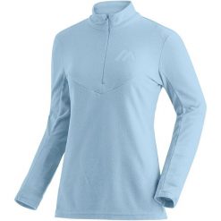 Damski sweter ze stójką Maier Sports Denise HZ. Niebieskie swetry nierozpinane damskie Maier Sports, na zimę, bez wzorów, z materiału, wakacyjne, bez kołnierzyka, bez ramiączek. Za 269.50 zł.