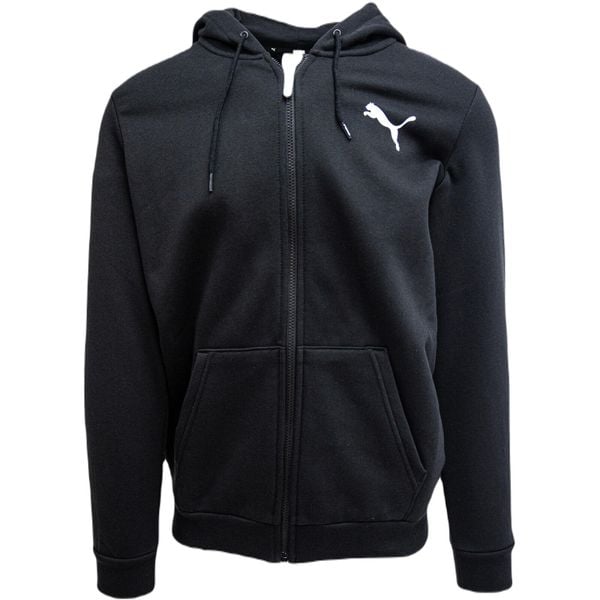 Bluza z kapturem zapinana na zamek błyskawiczny Puma Essentail Logo. Białe bluzy męskie Puma, m, bez wzorów, z polaru, z kapturem, do piłki nożnej. W wyprzedaży za 222.95 zł.