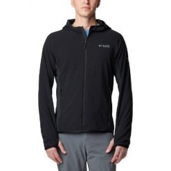 Bluza męska Columbia Spectre Ridge Tech Fleece. Czarne bluzy męskie Columbia, m, bez wzorów, sportowe, bez ramiączek, bez kaptura. Za 379.99 zł.