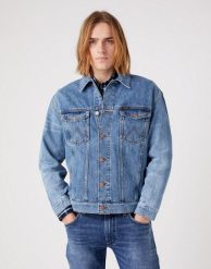 WRANGLER ANTI FIT JACKET MĘSKA KURTKA JEANSOWA AUTHENTIC MID W45979142 112324519. Kurtki męskie Wrangler, m, bez wzorów, z jeansu, bez kaptura. Za 339.99 zł.