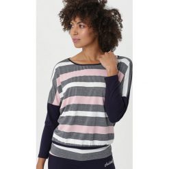Granatowo-Różowa Tunika Harkness. Niebieskie tuniki damskie Born2be, l, bez wzorów, z dzianiny, bez ramiączek. Za 59.99 zł.