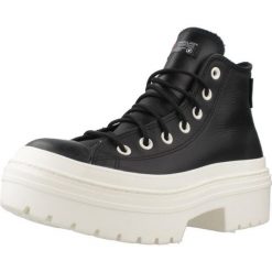 Buty CONVERSE CTAS LUGGED HEEL HI Czarny. Czarne obuwie sportowe damskie Converse, bez wzorów, ze skóry, bez zapięcia. Za 380.99 zł.