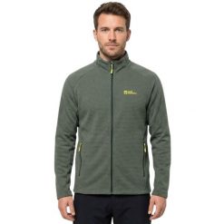 Bluza turystyczna męska Jack Wolfskin Jamari. Zielone bluzy sportowe męskie Jack Wolfskin, m, bez wzorów, z poliesteru, bez kaptura, trekkingowe. Za 388.64 zł.