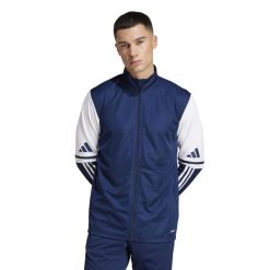 Bluza piłkarska ADIDAS Squadra 25 treningowa. Bluzy męskie Adidas, xl, bez wzorów, sportowe, bez ramiączek, bez kaptura. Za 129.99 zł.