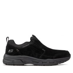 Trekkingi Skechers. Czarne trekkingi męskie Skechers, bez zapięcia. Za 259.99 zł.