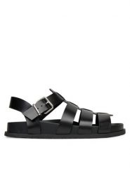Tommy Jeans Sandały Tjw Fisherman Patent Sandal EN0EN02874 Czarny. Czarne sandały damskie Tommy Jeans, bez wzorów, z jeansu, bez obcasa, na płaskiej podeszwie, bez zapięcia. Za 299.99 zł.