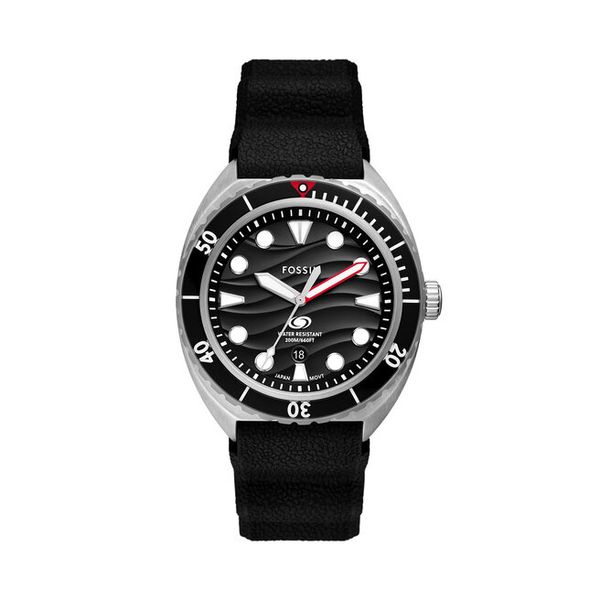 Zegarek Fossil. Czarne zegarki męskie FOSSIL, bez wzorów. Za 639.99 zł.