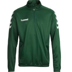Bluza sportowa dla dorosłych Hummel Core 1/2 Zip Sweat. Czerwone bluzy damskie Hummel, xl, bez wzorów, bez kaptura, do piłki nożnej. Za 89.00 zł.