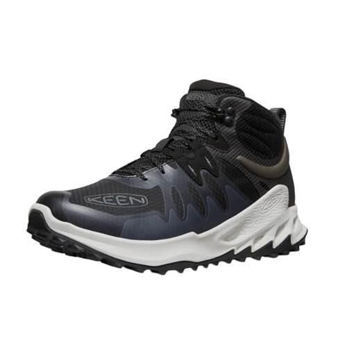 Buty trekkingowe męskie Keen Zionic Mid Wp. Czarne buty zimowe męskie Keen, z materiału, bez zapięcia. Za 398.90 zł.