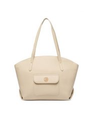 Beverly Hills Polo Club Torebka CEO-BHPC-C-001-09 Écru. Shopperki damskie Beverly Hills Polo Club, bez wzorów, z materiału, bez dodatków. Za 219.99 zł.