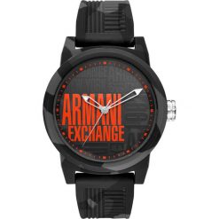 Armani Exchange - Zegarek AX1441. Czarne zegarki męskie Armani Exchange, bez wzorów, z materiału, szklane. W wyprzedaży za 499.90 zł.