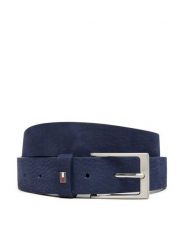 Tommy Hilfiger Pasek Męski Layton 3.5 Nubuck AM0AM13754 Granatowy. Niebieskie paski męskie Tommy Hilfiger, z nubiku. Za 259.99 zł.