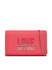 LOVE MOSCHINO Torebka JC4260PP0MKD0615 Różowy. Czerwone torebki do ręki damskie Love Moschino, bez wzorów, ze skóry, bez dodatków. Za 409.99 zł.