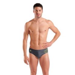 Kąpielówki slipy męskie pływackie sportowe na basen Arena Scratchy. Szare kąpielówki męskie ARENA, l, bez wzorów. Za 169.99 zł.