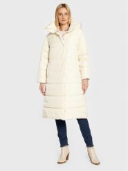 Trussardi Płaszcz zimowy 56S00792 Écru Relaxed Fit. Płaszcze damskie TRUSSARDI, na zimę, s, bez wzorów, z syntetyku, bez kołnierzyka, bez kaptura. Za 1,219.00 zł.