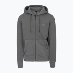 Bluza męska Pitbull Lancaster 2 Hooded Zip Sweatshirt. Szare bluzy męskie PITBULL, m, bez wzorów, bez ramiączek, bez kaptura. Za 229.99 zł.