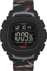Zegarek Timex Zegarek męski Timex TW2V85200 czarny. Czarne zegarki męskie Timex, bez wzorów. Za 468.00 zł.
