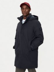 Tommy Hilfiger Parka MW0MW37369 Granatowy Regular Fit. Niebieskie parki męskie Tommy Hilfiger, m, bez wzorów, z syntetyku, bez kołnierzyka, bez kaptura. Za 1,359.00 zł.