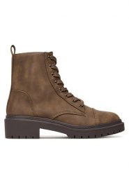 Aldo Botki Goer 14115083 Brązowy. Brązowe botki damskie Aldo, bez wzorów, ze skóry, bez obcasa, na płaskiej podeszwie, bez zapięcia. Za 389.99 zł.