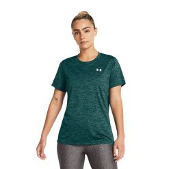 Koszulka treningowa damska Under Armour Tech C-Twist. Czerwone koszulki sportowe damskie Under Armour, xl, bez wzorów, bez ramiączek. Za 89.99 zł.