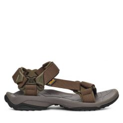 Sandały Teva. Brązowe buty zimowe męskie Teva, bez wzorów, sportowe, bez zapięcia. Za 279.99 zł.