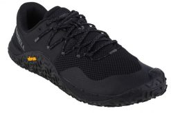 Buty trekkingowe męskie Merrell Trail Glove 7. Czarne trekkingi męskie Merrell, z gumy, bez zapięcia. Za 616.00 zł.
