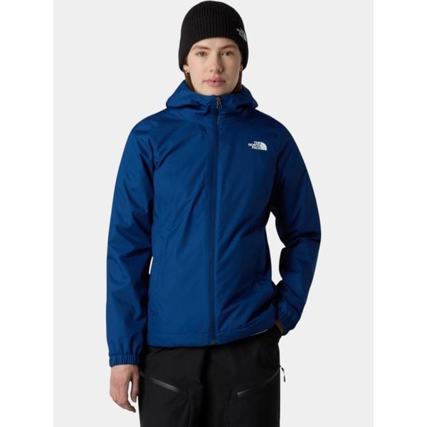Płaszcz Przeciwdeszczowy Damski The North Face W Quest. Niebieskie płaszcze damskie The North Face, bez wzorów, sportowe, bez kołnierzyka, bez kaptura. Za 539.00 zł.