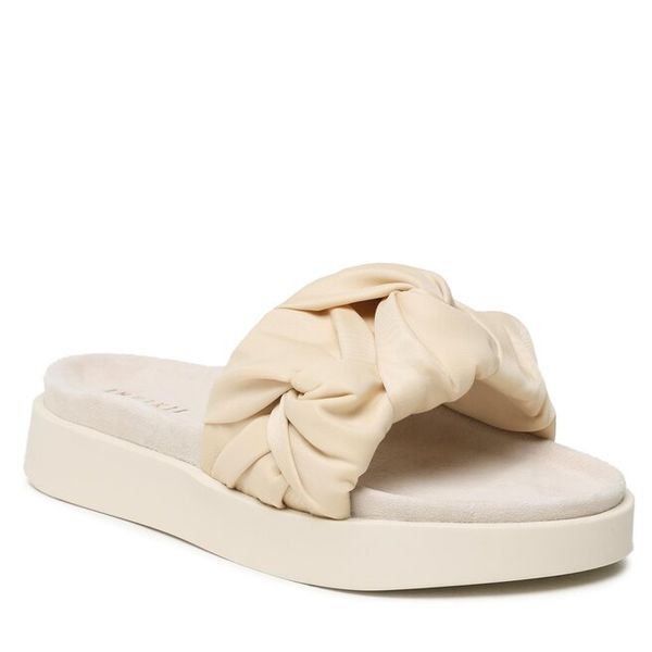 Klapki Inuikii. Brązowe klapki damskie Inuikii, bez wzorów, bez obcasa, bez zapięcia. Za 619.99 zł.