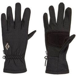Rękawice turystyczne unisex Black Diamond Midweight Screentap. Czarne rękawiczki damskie Black Diamond, bez wzorów. W wyprzedaży za 166.85 zł.