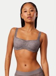 Triumph Biustonosz z fiszbiną Illusion 10219845 Szary. Szare biustonosze Triumph, bez wzorów, z syntetyku. Za 148.80 zł.