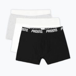 Bokserki męskie PROSTO Boxers 3 pary. Bokserki męskie Prosto., bez wzorów. Za 109.99 zł.