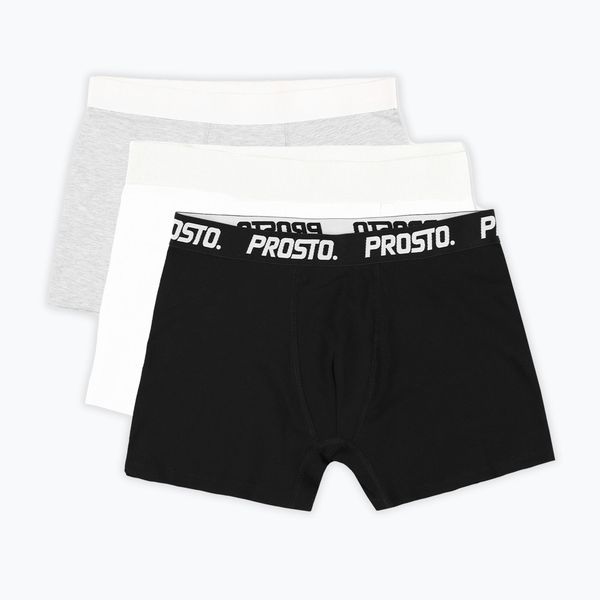 Bokserki męskie PROSTO Boxers 3 pary. Bokserki męskie Prosto., bez wzorów. Za 109.99 zł.
